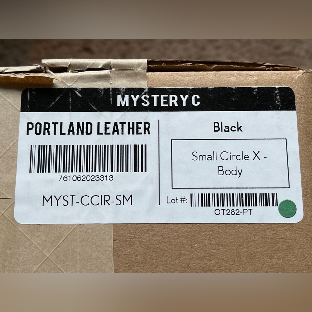 Portland Leather Small Circle Crossbody C-grade sale